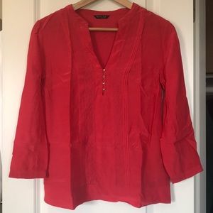 Coral Massimo Dutti blouse